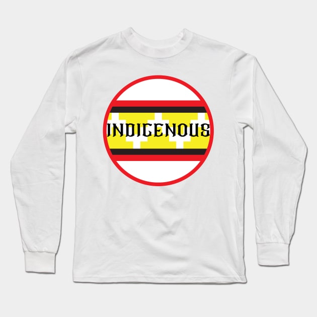 Indigenous Long Sleeve T-Shirt by MrPhilFox
